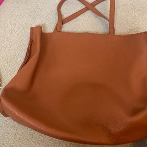 Tan Work Tote